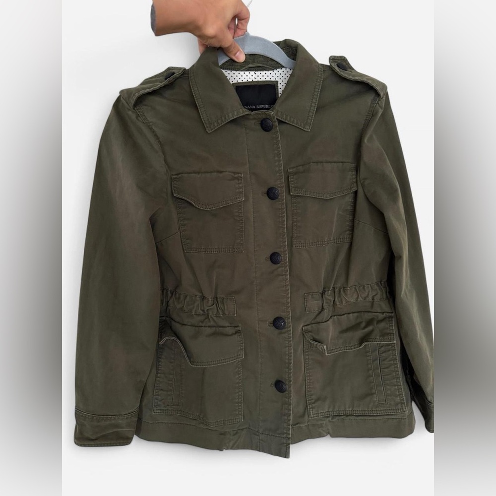 Banana Republic Utility Field Jacket | Deep Olive